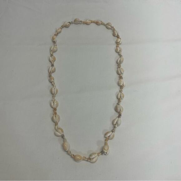 Vintage Seashell Necklace statement 34” Pullover Mini Conch Shells - Picture 5 of 6